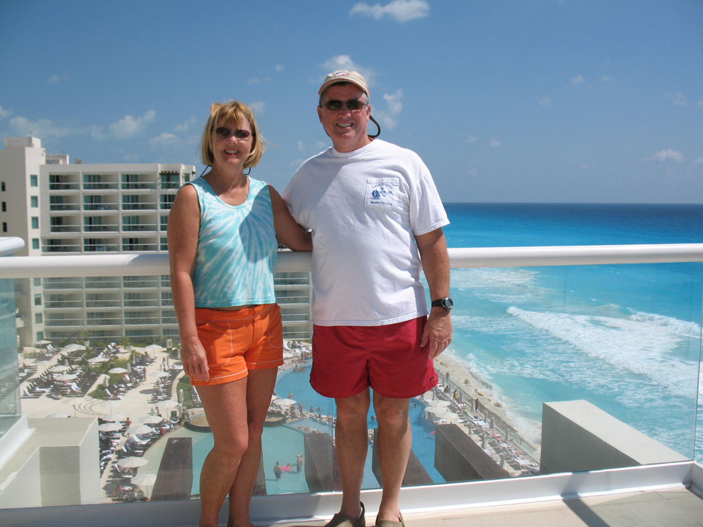 Barbara & Mel at Cancun Palace